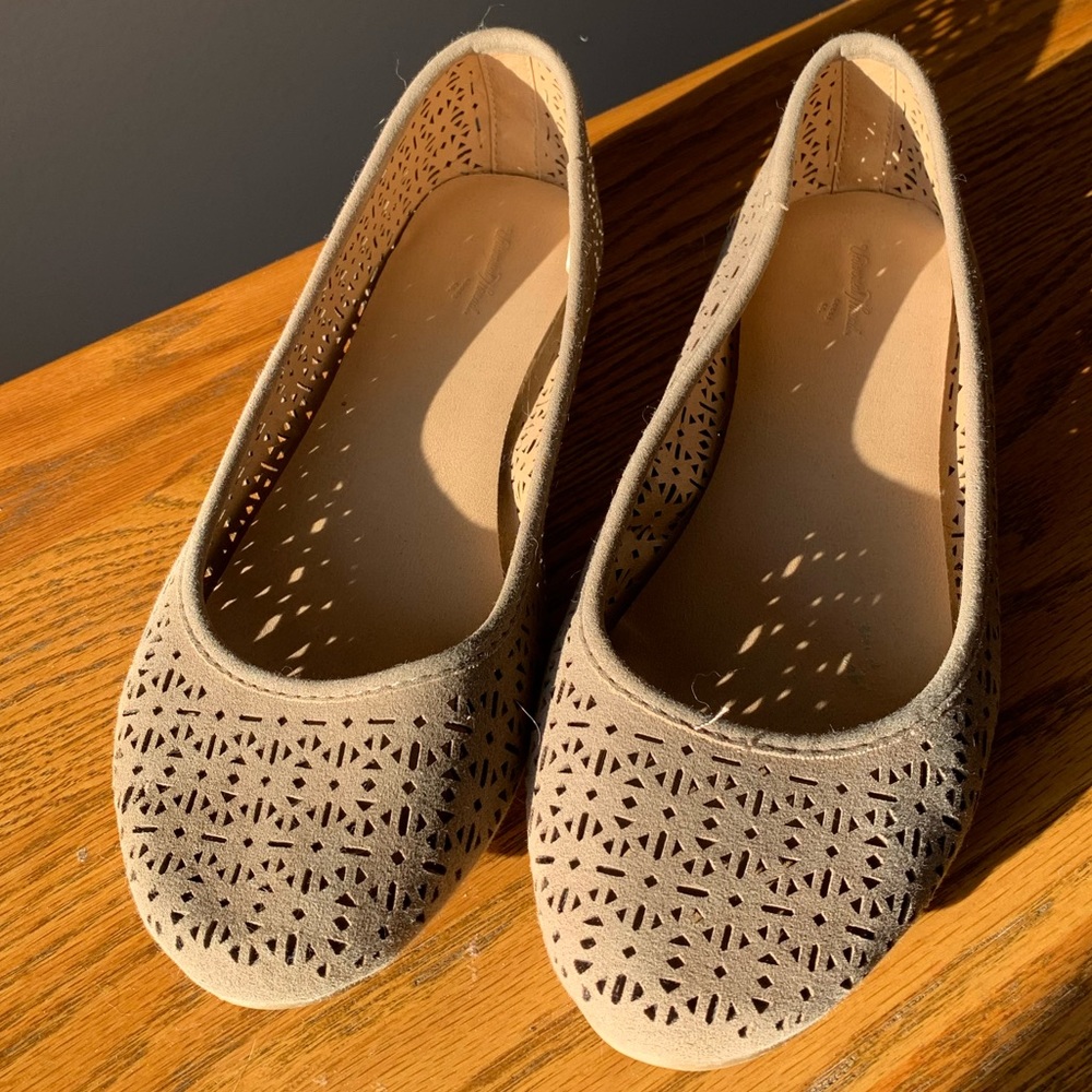 Cream colored flats
